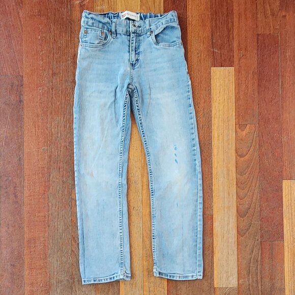 Levi's Boys Light Wash 514 Straight Jeans Size 12 Regular - Picture 4 of 15